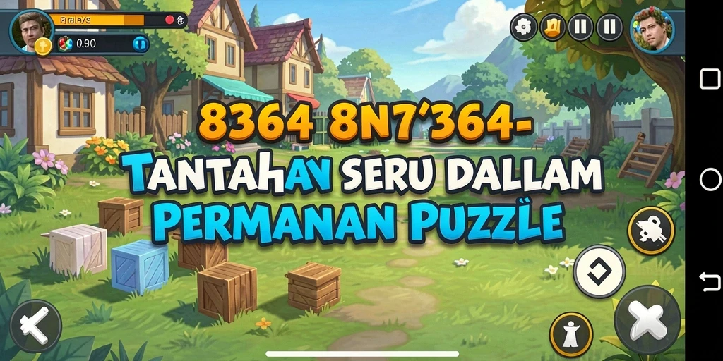 Tangkapan layar gameplay <strong>8364</strong> menunjukkan tantangan menarik dalam permainan Puzzle.