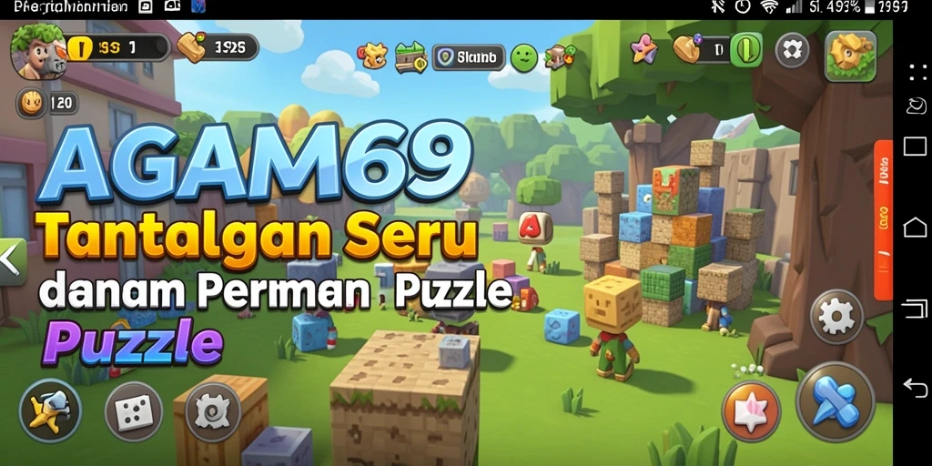 Tampilan gameplay seru di AGAM69 dengan berbagai puzzle menantang.