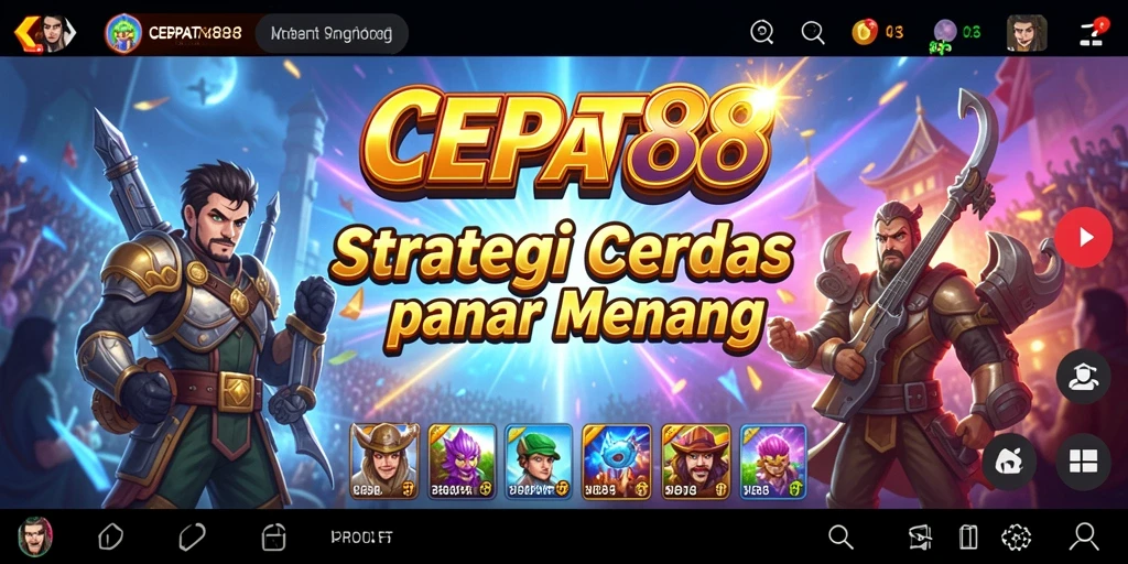 Tampilan gameplay yang menantang dalam <strong>CEPAT88</strong> saat merancang strategi.