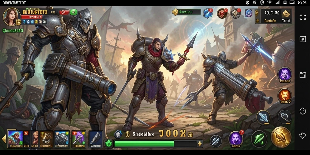 Tampilan gameplay menarik dari DIREKTURTOTO yang menunjukkan manajemen strategi.