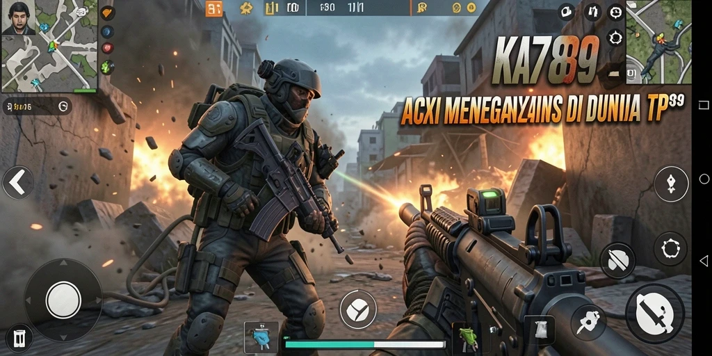 Screenshot KA789 menampilkan aksi pertempuran mendebarkan dalam gameplay TPS.
