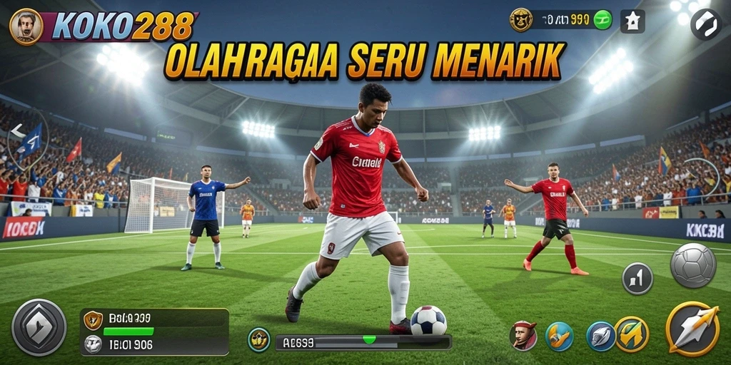 Tampilan gameplay KOKO288 yang mendebarkan dengan berbagai olahraga.