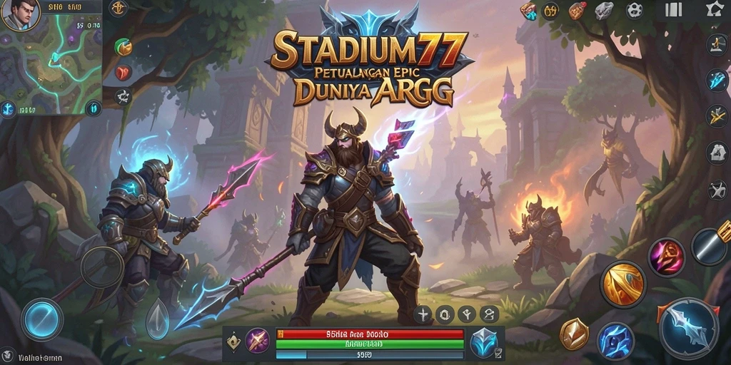 Tampilan seru gameplay ARPG yang mengesankan di STADIUM77.