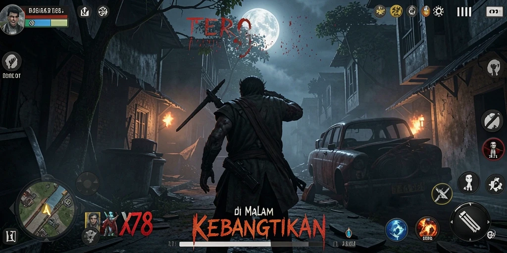 Tangkapan layar menampilkan gameplay X78 yang mencekam dan menegangkan.